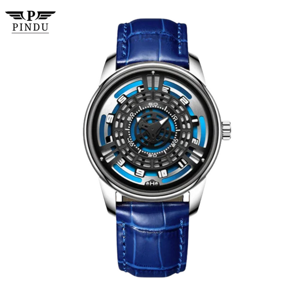 Relógio Design Turn Wheel Retrô - Pindu®